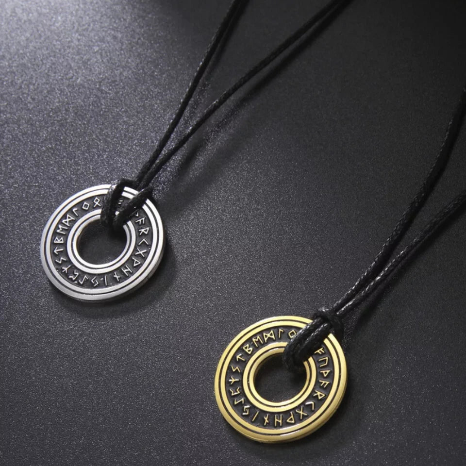 Viking Rune Circle Pendant KK Labib