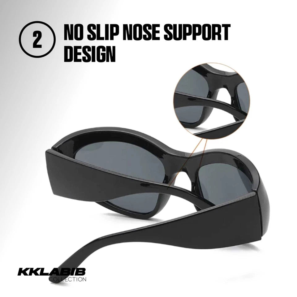 Oversized Punk UV400 Outdoor Glasses