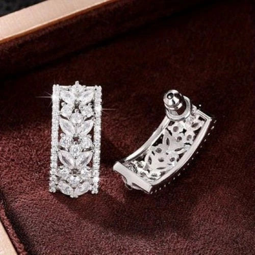 Gorgeous Crystal Cubic Zirconia Earrings KK Labib