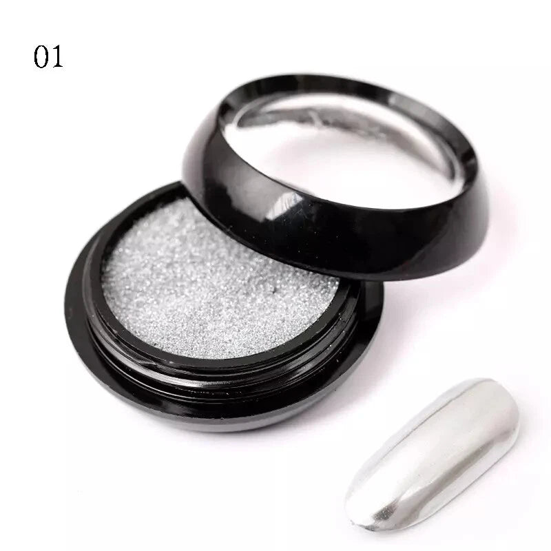Mirror Nail Art Glitter Powder KK Labib