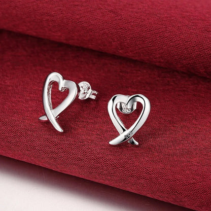 Silver Stunning Various Style Stud Earrings