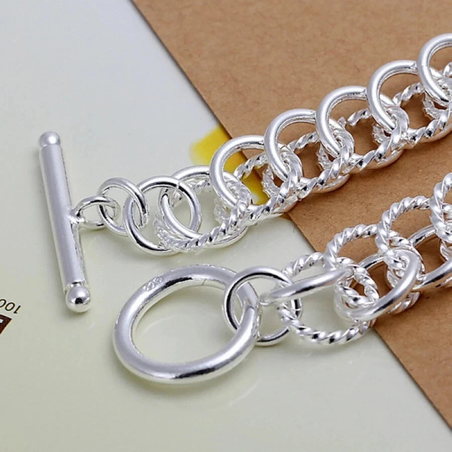 Round Circle Bangle Bracelet