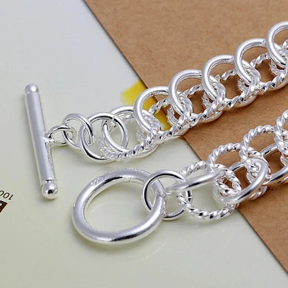 Round Circle Bangle Bracelet