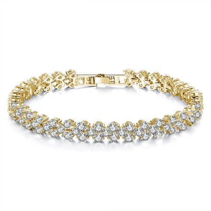Single Row Rhinestone Bracelet KK Labib