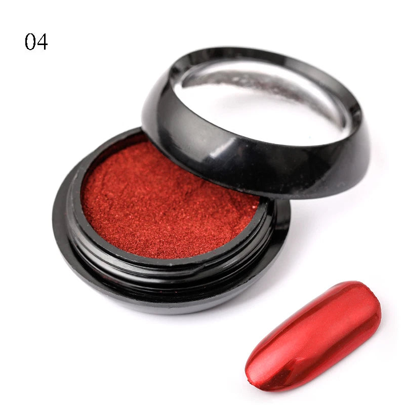 Mirror Nail Art Glitter Powder KK Labib