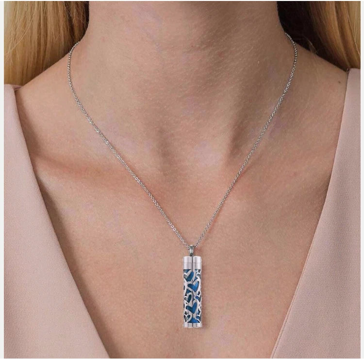Aromatherapy Pendant with Round Box Chain KK Labib