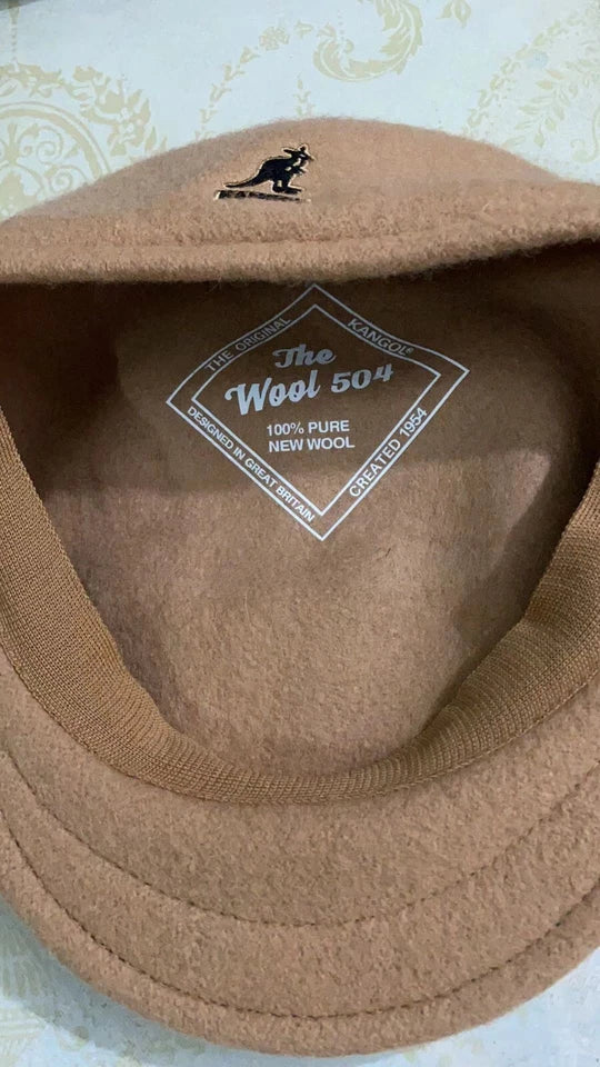 Kangol Woolen And Mesh Beret Artist Caps