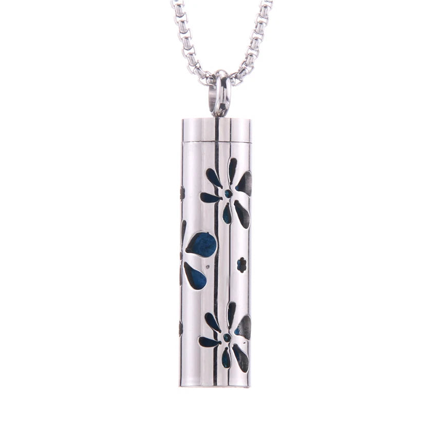 Aromatherapy Pendant with Round Box Chain KK Labib
