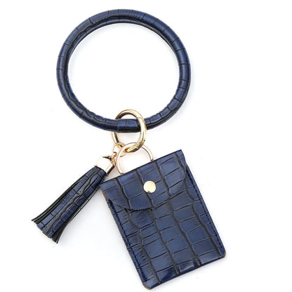 Leather Bag Holder Keyring