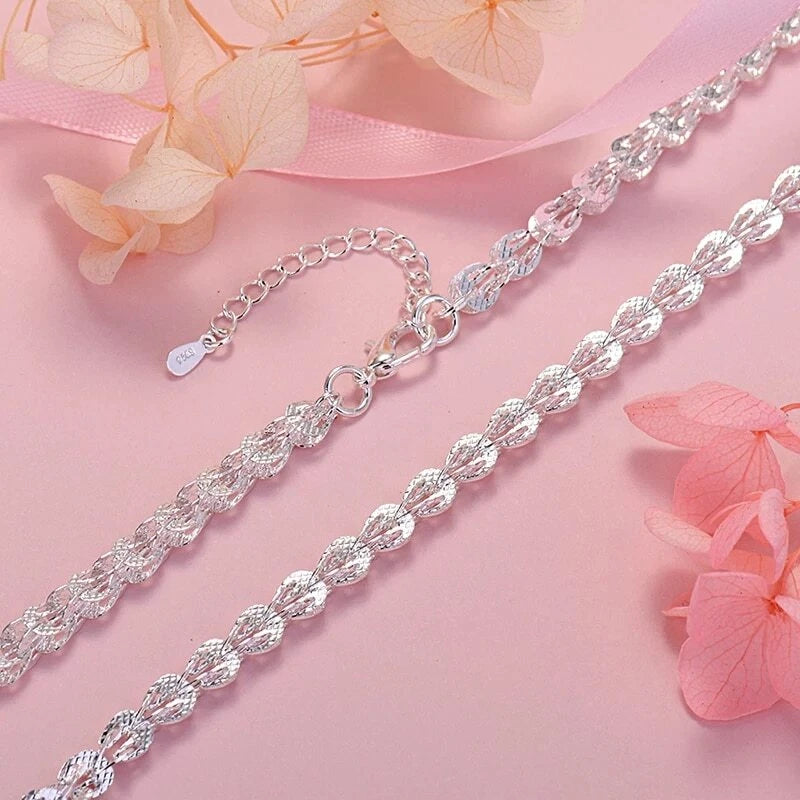 Italian Style Heavy Solid 925 Silver Sterling Chain - For Men, Women & Boys UK S