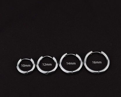 Surgical Stainless Steel Hoop Earring