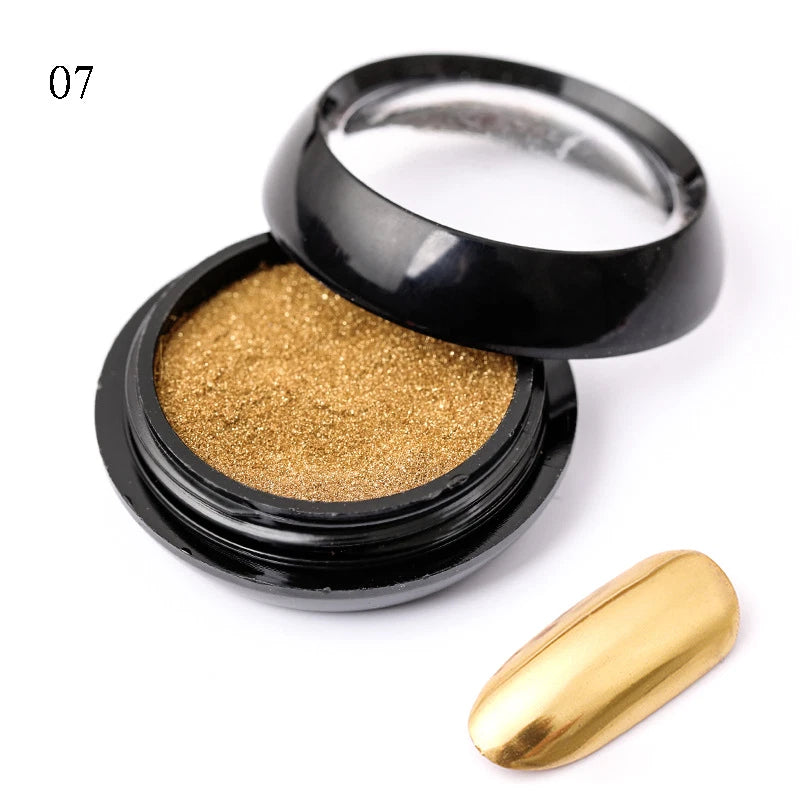Mirror Nail Art Glitter Powder KK Labib