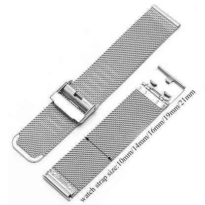 Stainless Steel Mesh Watch Band KK Labib