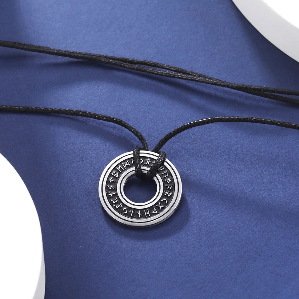 Viking Rune Circle Pendant KK Labib