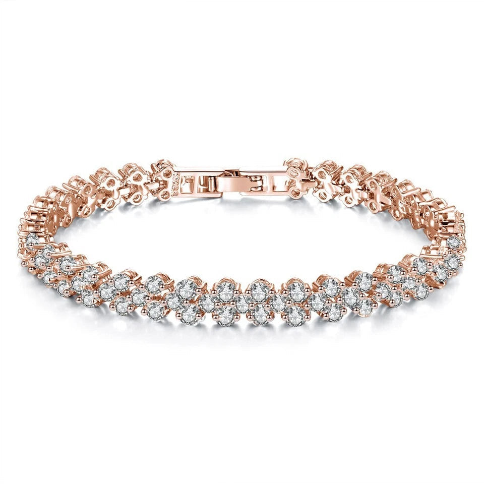 Single Row Rhinestone Bracelet KK Labib