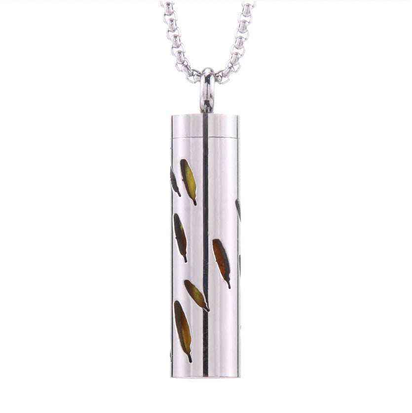 Aromatherapy Pendant with Round Box Chain KK Labib