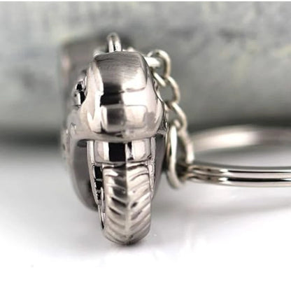Classic 3D Motorcycle Keychain