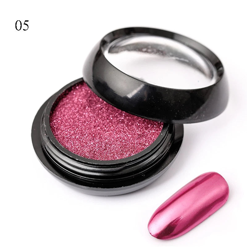 Mirror Nail Art Glitter Powder KK Labib
