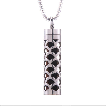 Aromatherapy Pendant with Round Box Chain KK Labib