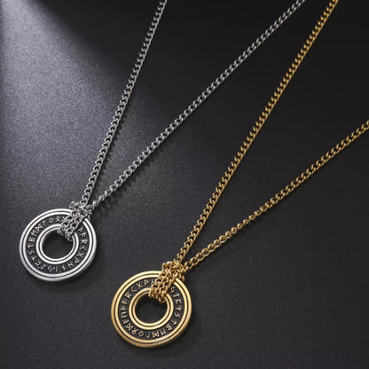 Viking Rune Circle Pendant KK Labib