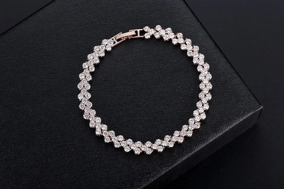 Single Row Rhinestone Bracelet KK Labib