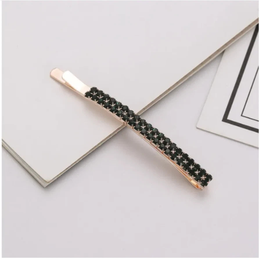 Color Clip Rhinestone Hairpin Crystal