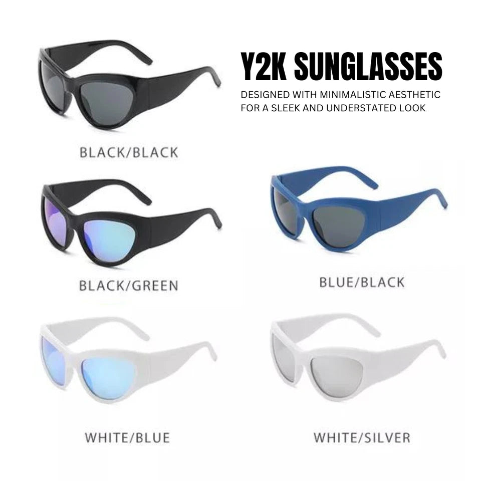 Oversized Punk UV400 Outdoor Glasses
