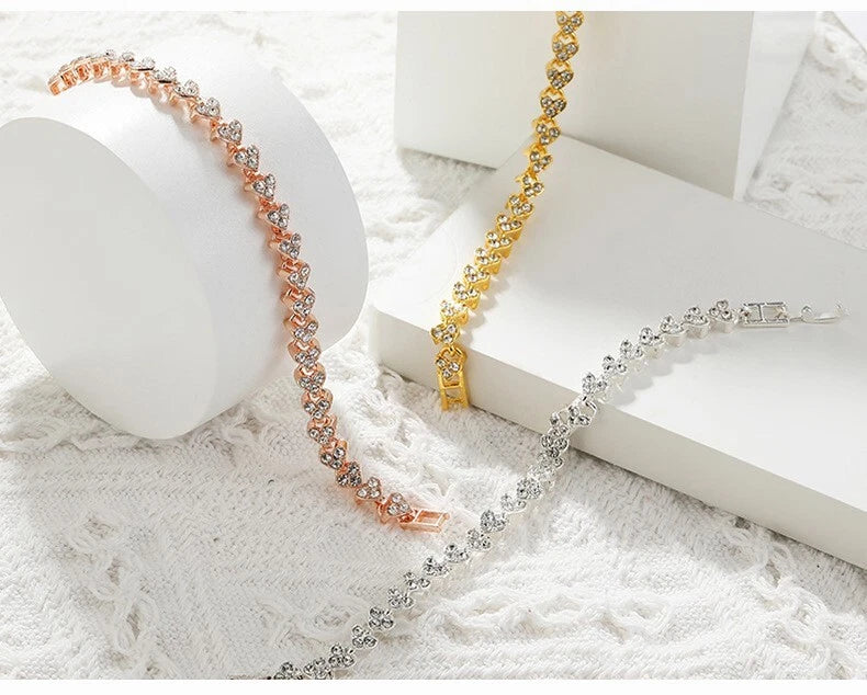 Single Row Rhinestone Bracelet KK Labib