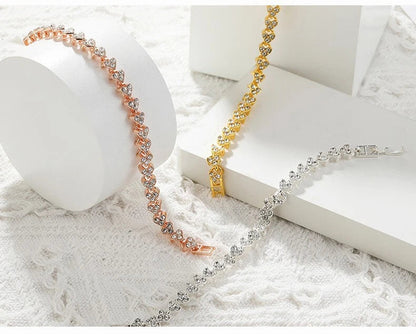 Single Row Rhinestone Bracelet KK Labib