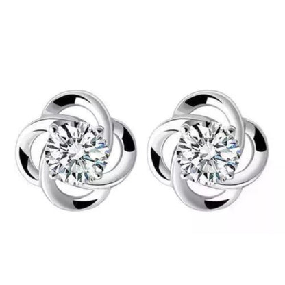 Four-leaf Clover Stud Earrings