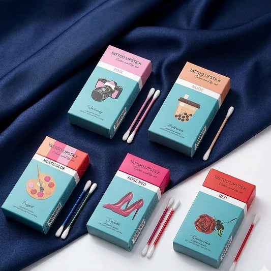 New Cotton Swab Disposable Lip Tatoo