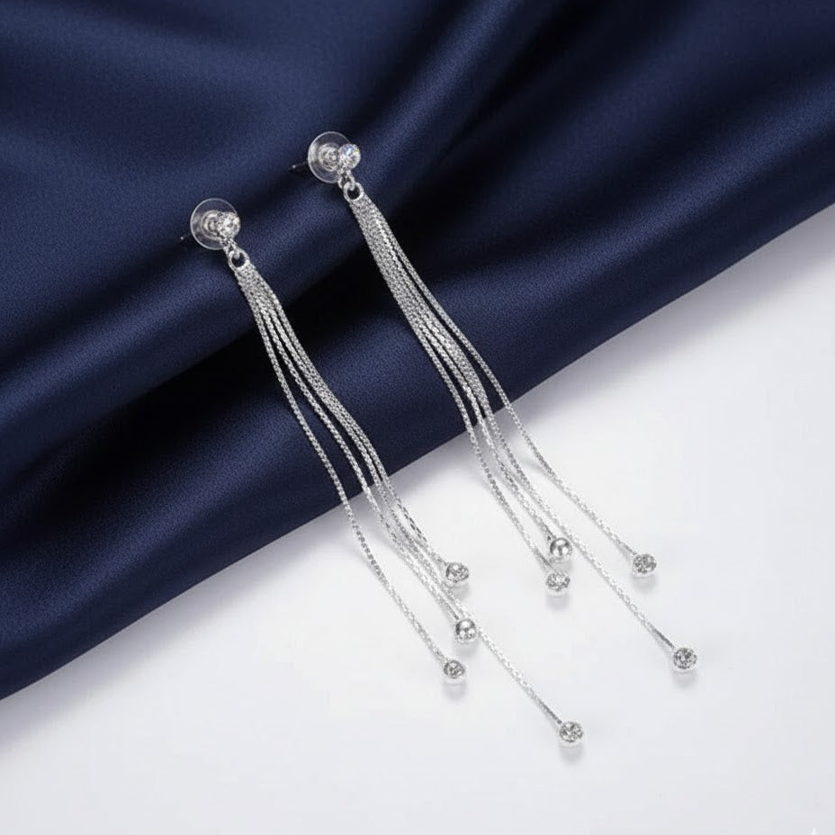 Long Tassel Earrings