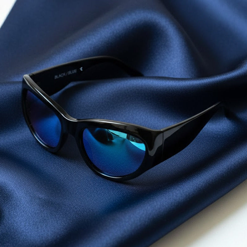 Y2K Sunglasses Fashion Oversized Cat Eye Punk UV400 Outdoor Men Women Glasses