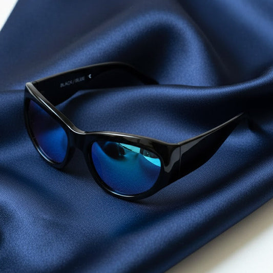 Y2K Sunglasses Fashion Oversized Cat Eye Punk UV400 Outdoor Men Women Glasses