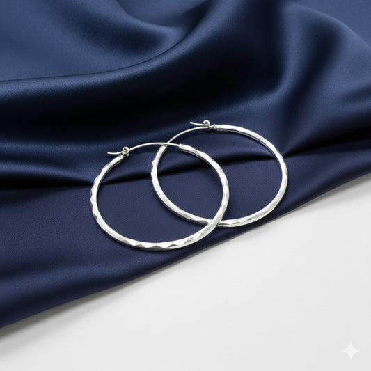Stainless Steel Hoop Earrings
