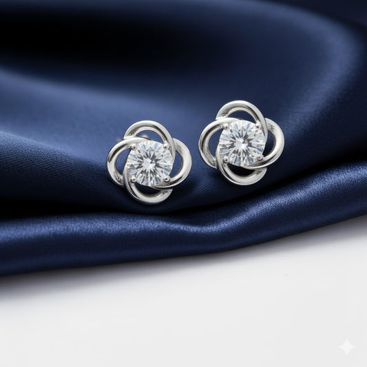 Four-leaf Clover Stud Earrings