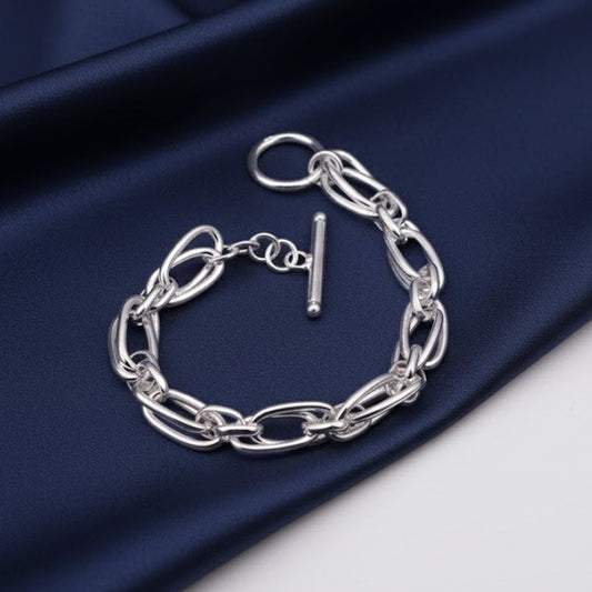 Chunky Oval Link Chain Bracelet