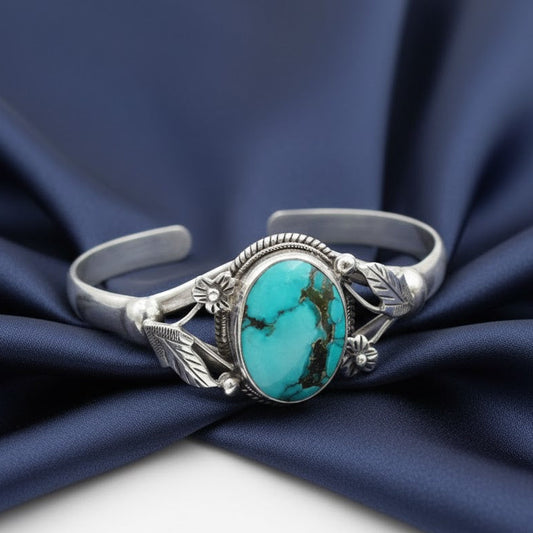 Turquoise Retro Open Cuff Antique Bracelet