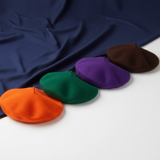 Wool Beret Autumn Winter Warm Hat French Plain Baseball Beanie Caps Men Women UK