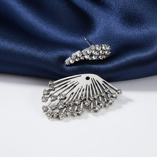 New 925 Sterling Silver Punk Star Angel Wing Earring Women Boho Jewelry Gift UK