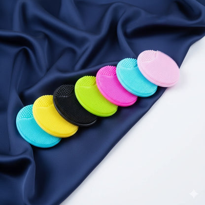 Pack of 3 Facial Cleansing Face Silicone Scrubber Soft Skin Blackhead Pore Brush