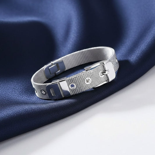 925 Sterling Silver Bracelet 10MM Figaro Classic Chain Men Women Fashion Jewelry