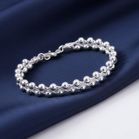 925Sterling Silver Feather Bracelet Cuff Open Adjustable Men Women Jewelery Gift