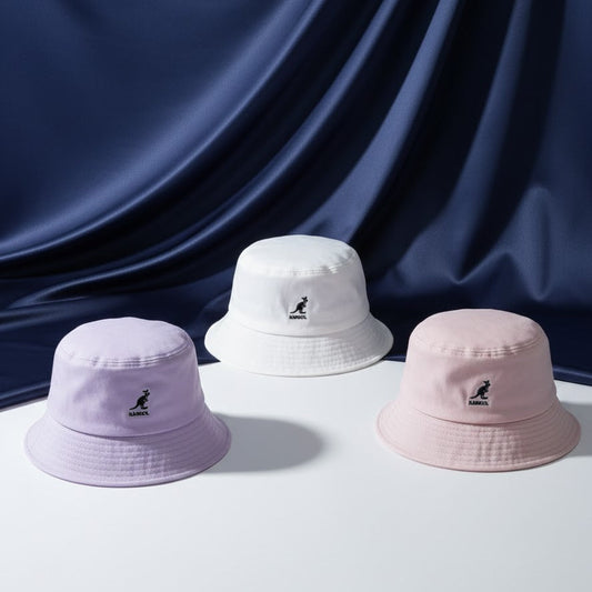 NEWEST Kangor Classic Washed Bucket Cotton Hat Men Women Flat Top Hats Headwear