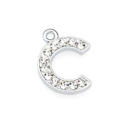 A to Z Rhinestone Letter Pendant