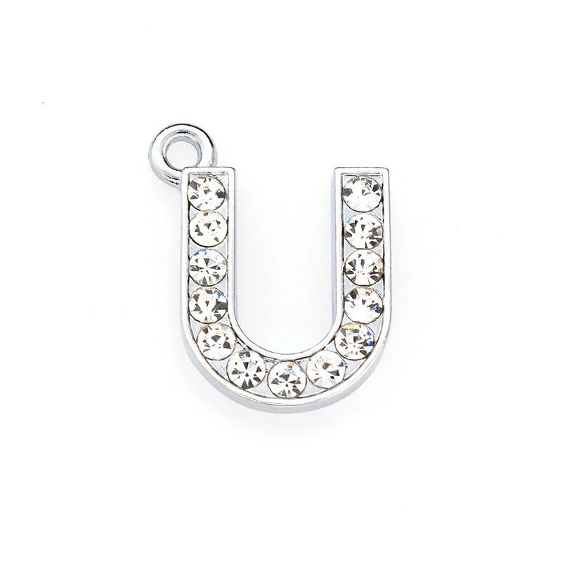 A to Z Rhinestone Letter Pendant