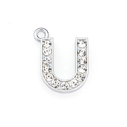 A to Z Rhinestone Letter Pendant