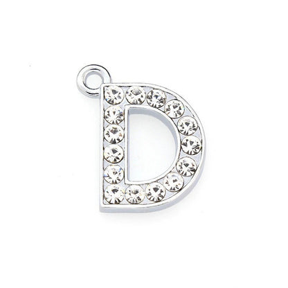 A to Z Rhinestone Letter Pendant